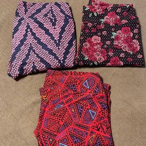 TC LulaRoe 3 pair